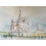 St Basils Moscow Original Watercolour St Basils Moscow Original Watercolour by David Harvey